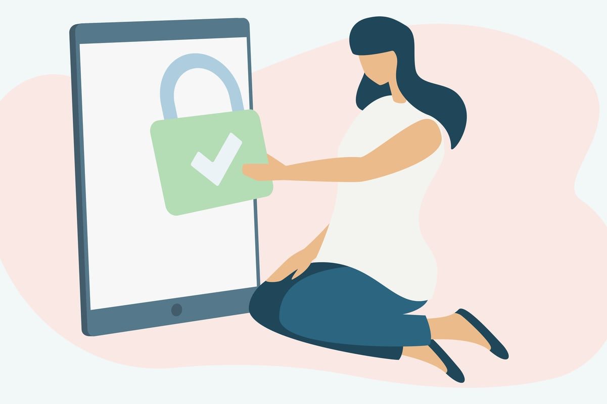 device-5400442Kradzież danych infografika: kłódka zabezpieczająca internet