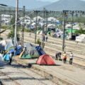 Obóz imigrantów w Grecji, 2015 rok.