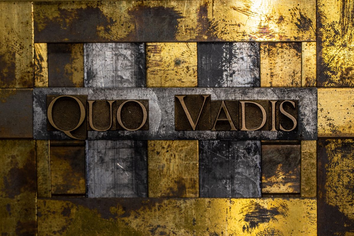 napis Quo vadis