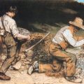 Courbet - obraz Kamieniarze